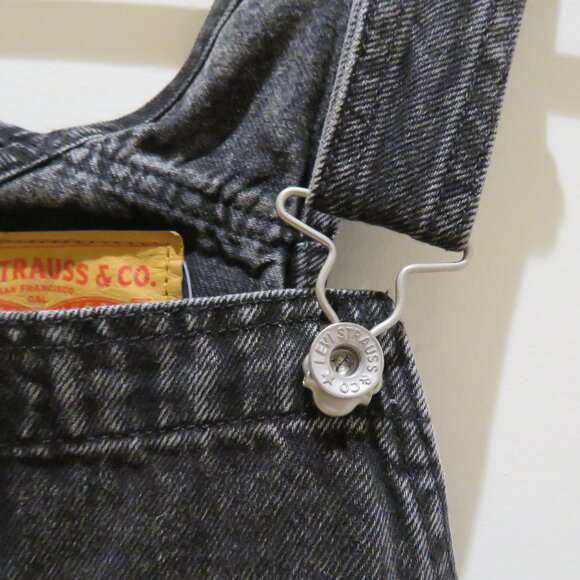 LEVI'S Premium Red Tab™ Men's Overalls in Darkly Wash Black Utility Workwear NWT - Picture 7 of 16